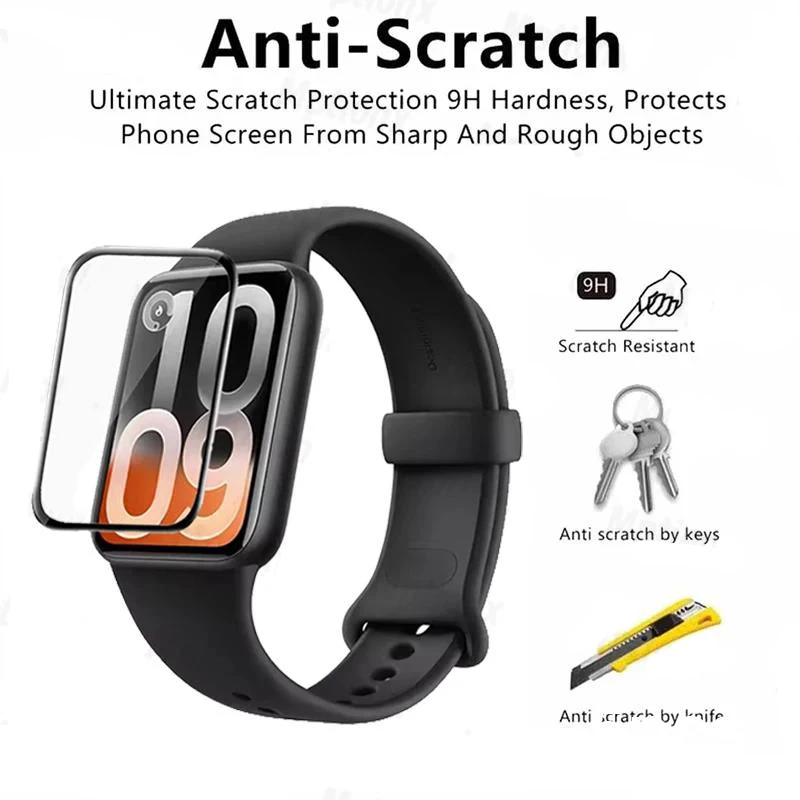 1-5 قطع واقيات شاشة لهاتف شاوم - مراجعة Smartwatch Watches Xiaomi وسعره