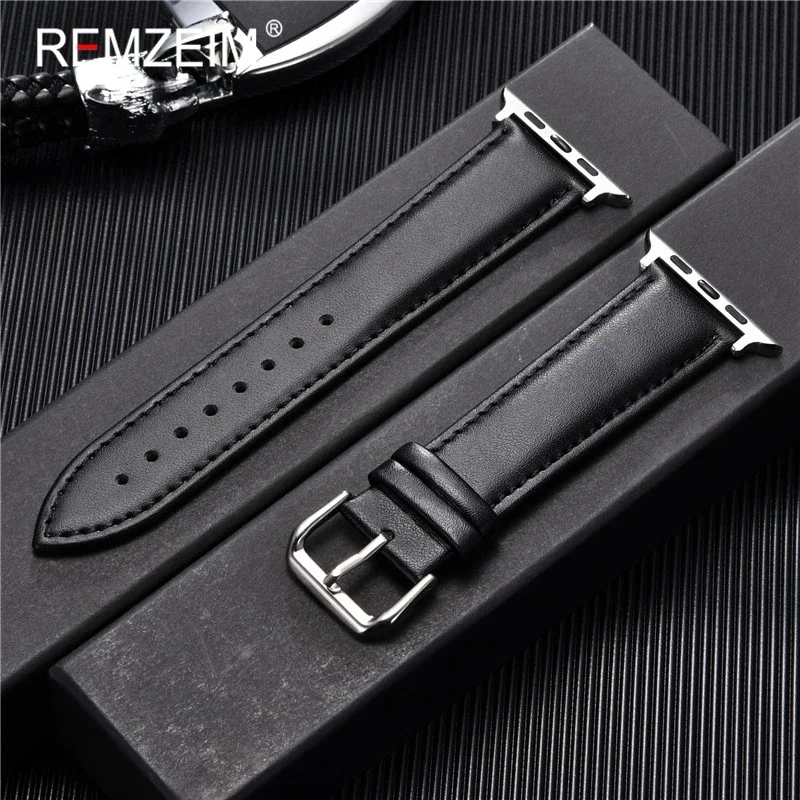 حزام ساعة ذكية من الجلد الصناع - مراجعة Smartwatch Apple Watches For Men وسعره
