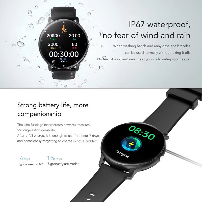 ساعة ذكية فائقة النحافة للرجال - مراجعة Smartwatch Slim Watches For Men وسعره
