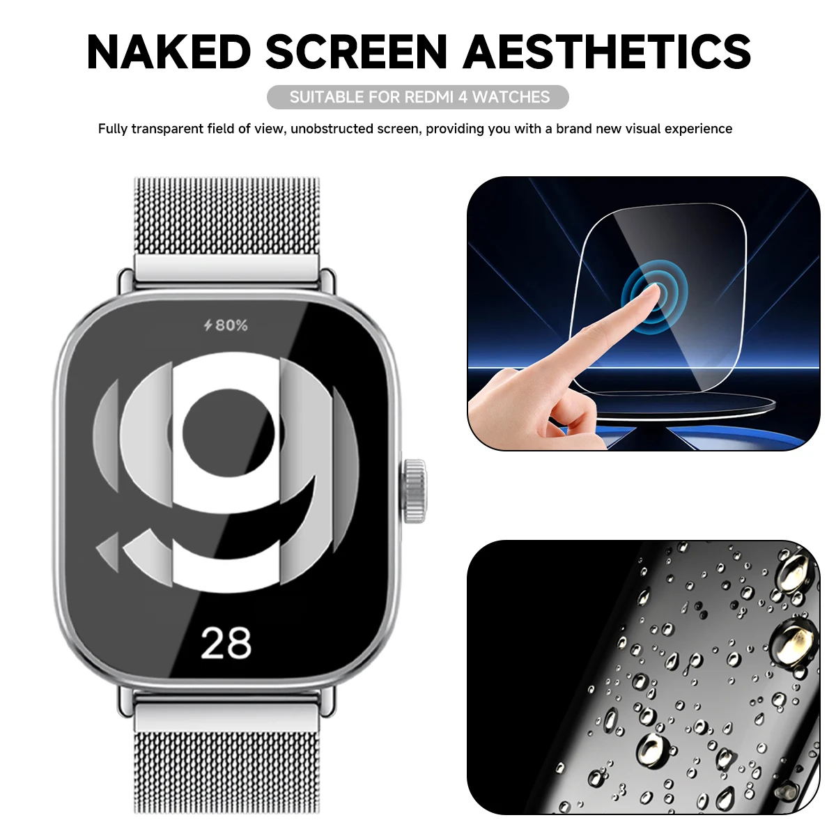 واقي شاشة من الزجاج المقسى لسا - مراجعة Smartwatch Watches Xiaomi وسعره