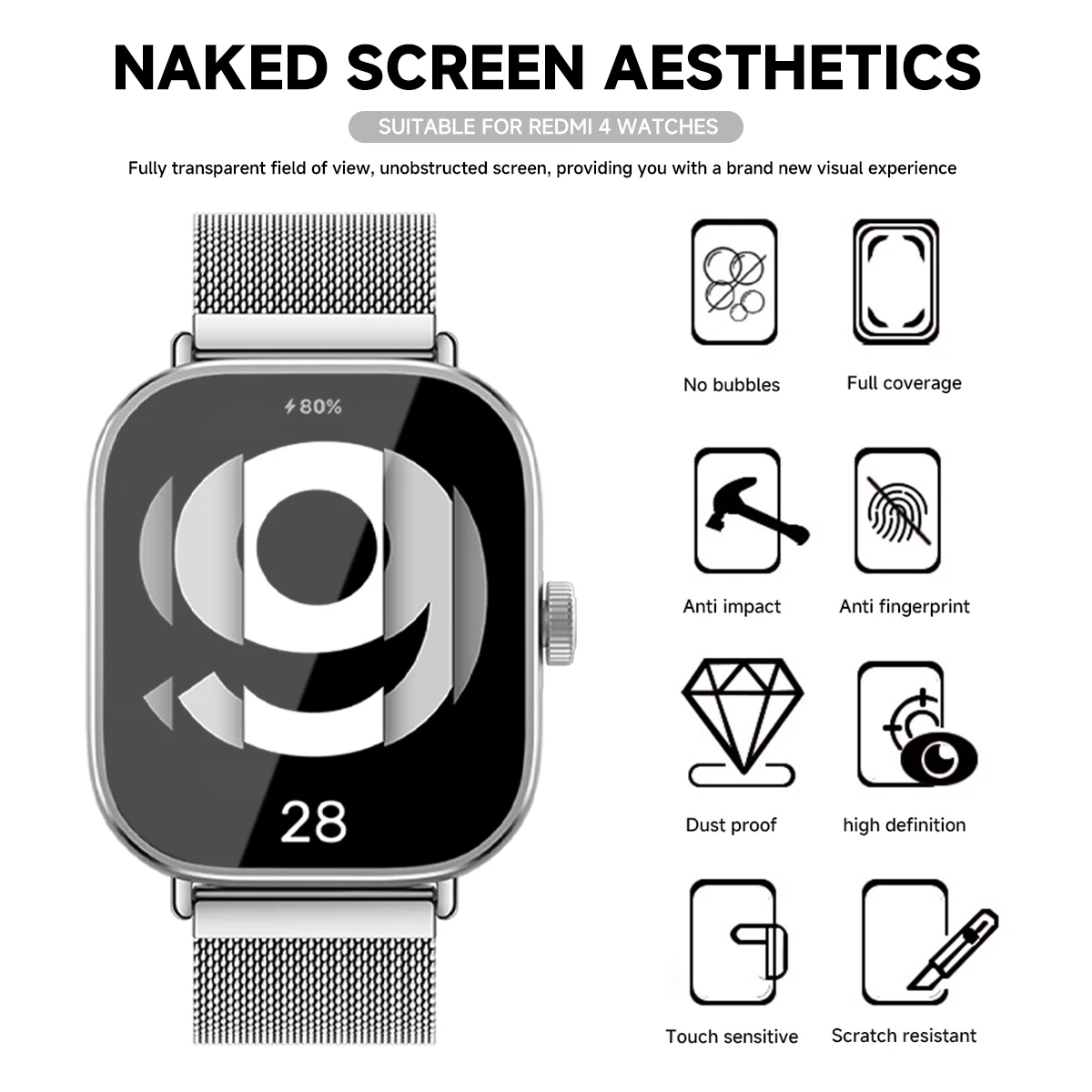 واقي شاشة من الزجاج المقسى لسا - مراجعة Smartwatch Watches Xiaomi وسعره