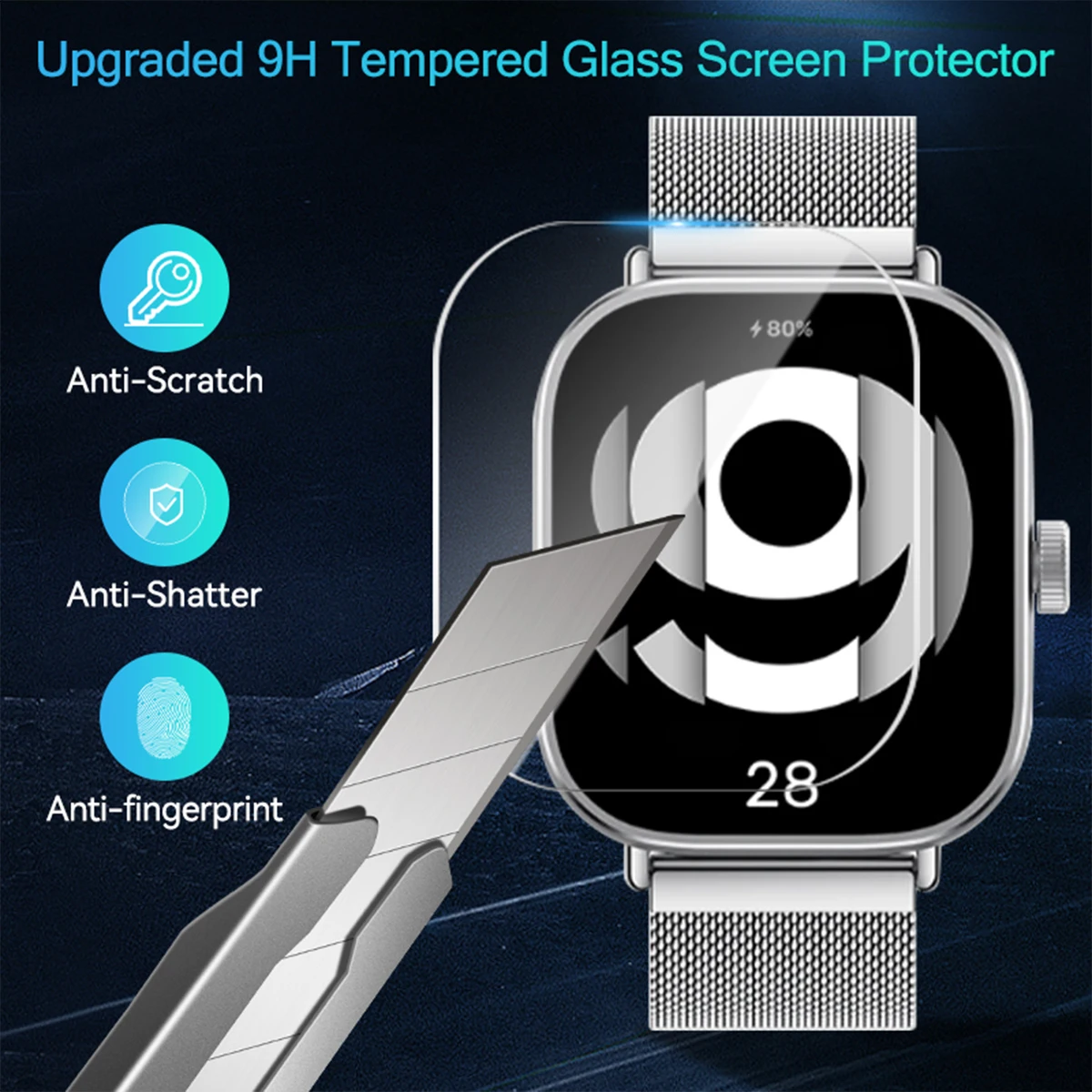 واقي شاشة من الزجاج المقسى لسا - مراجعة Smartwatch Watches Xiaomi وسعره