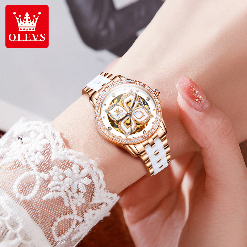 ساعة يد نسائية أوتوماتيكية ميك - مراجعة Anti-Magnetic Watch وسعره