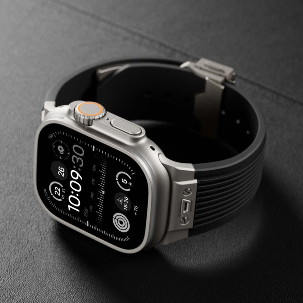 حزام سيليكون لساعة أبل ووتش أل - مراجعة Smartwatch Slim Watches For Men وسعره