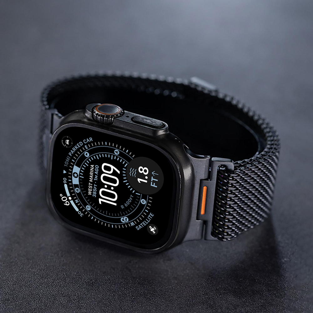حزام ميلانيز أنيق لساعة أبل أل - مراجعة Smartwatch Apple Watches For Men وسعره