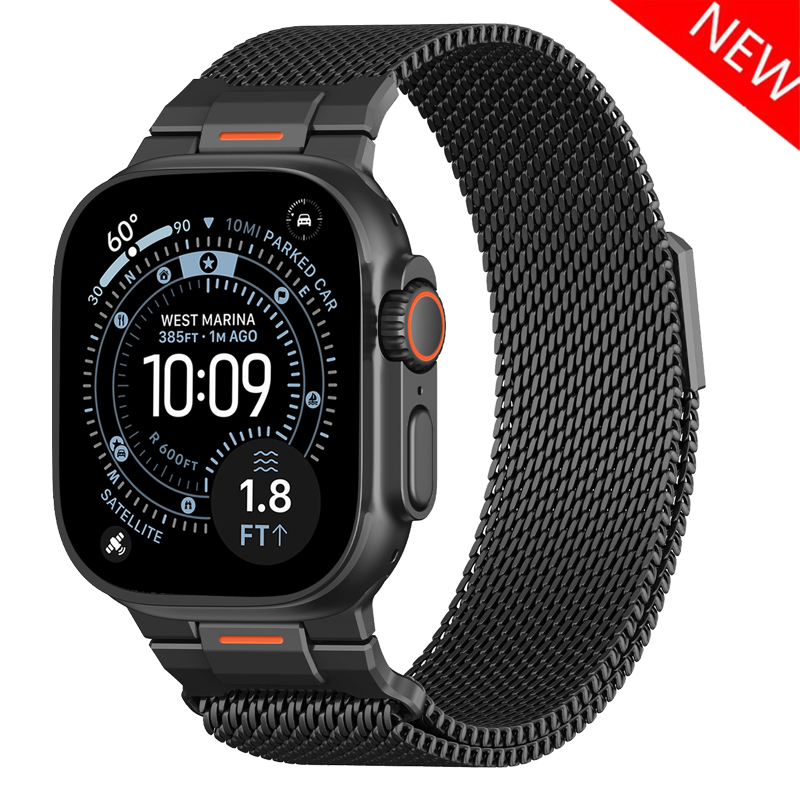 حزام ميلانيز أنيق لساعة أبل أل - مراجعة Smartwatch Apple Watches For Men وسعره
