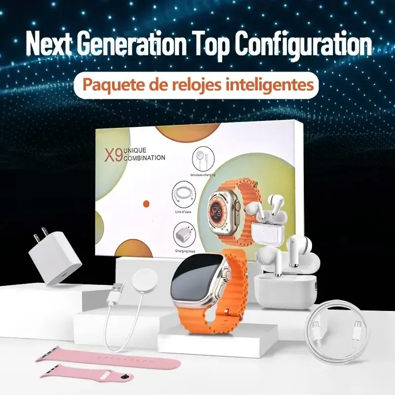 مجموعة ساعة ذكية فاخرة 6 في 1  - مراجعة Smartwatch Premium Watches For Women وسعره