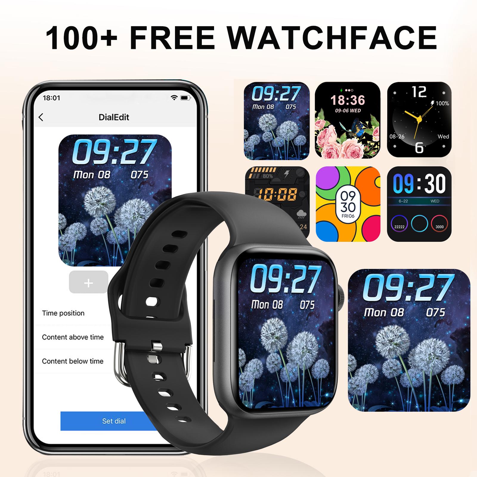 ساعة ذكية، مكالمات/قرص لاسلكي، - مراجعة Smartwatch Iphone Watches For Women وسعره