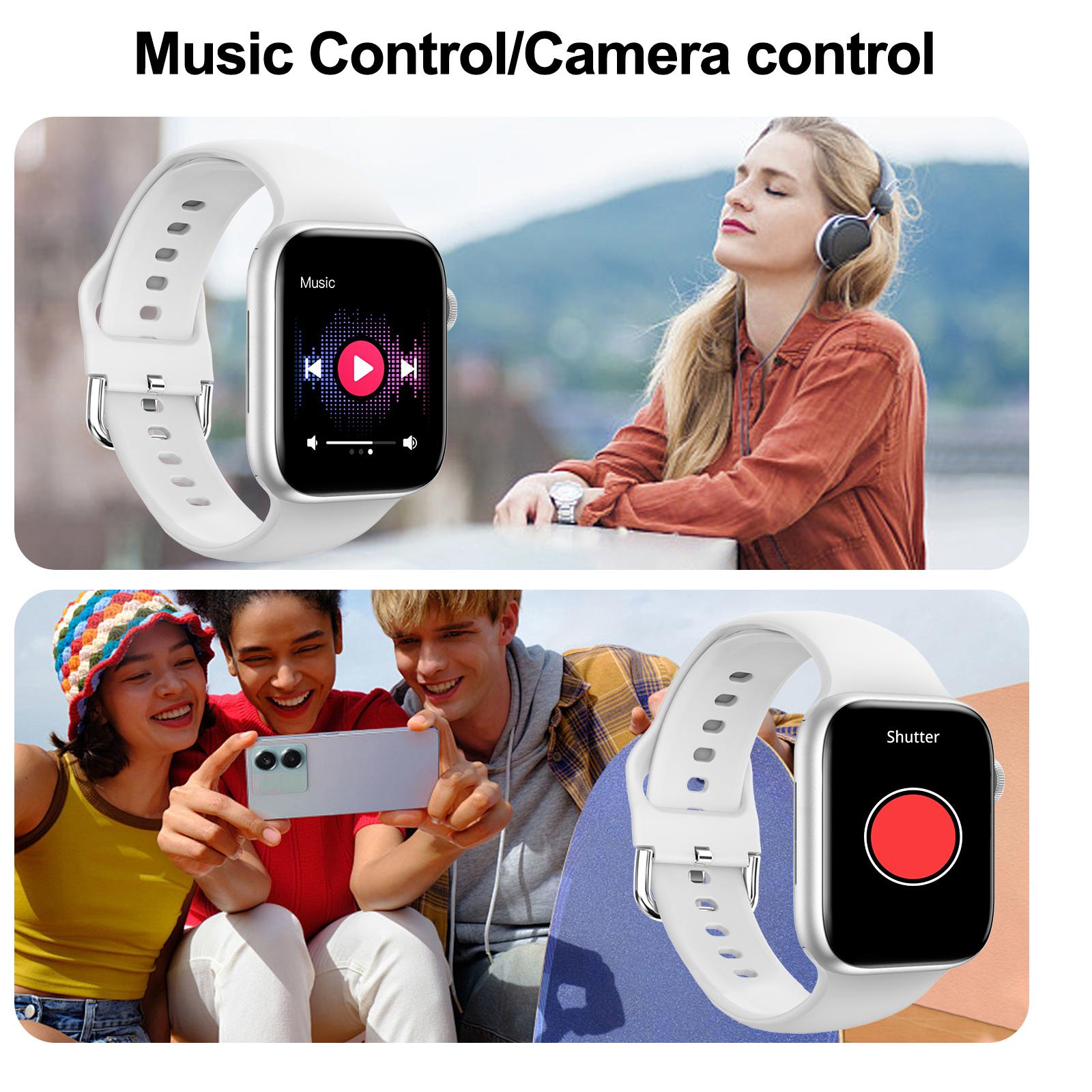 ساعة ذكية، مكالمات/قرص لاسلكي، - مراجعة Smartwatch Iphone Watches For Women وسعره