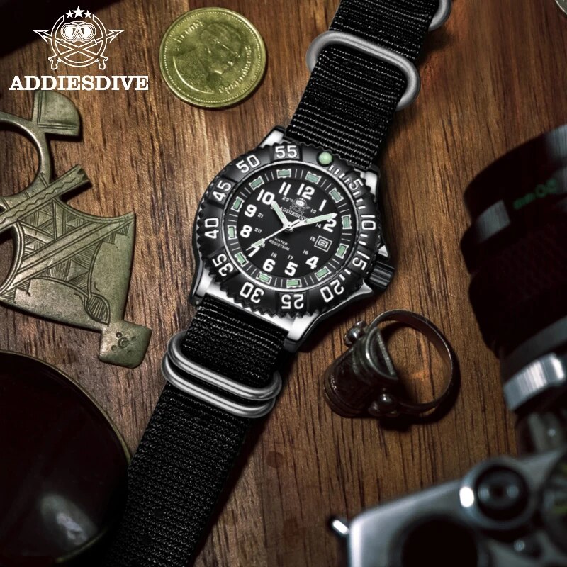 ساعة Dadies للغوص للرجال عرض غ - مراجعة Solar Powered Watch وسعره