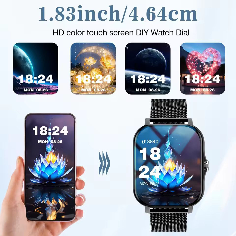 أحدث تصميم متطور للساعة الذكية - مراجعة Smartwatch Latest Watches For Men وسعره