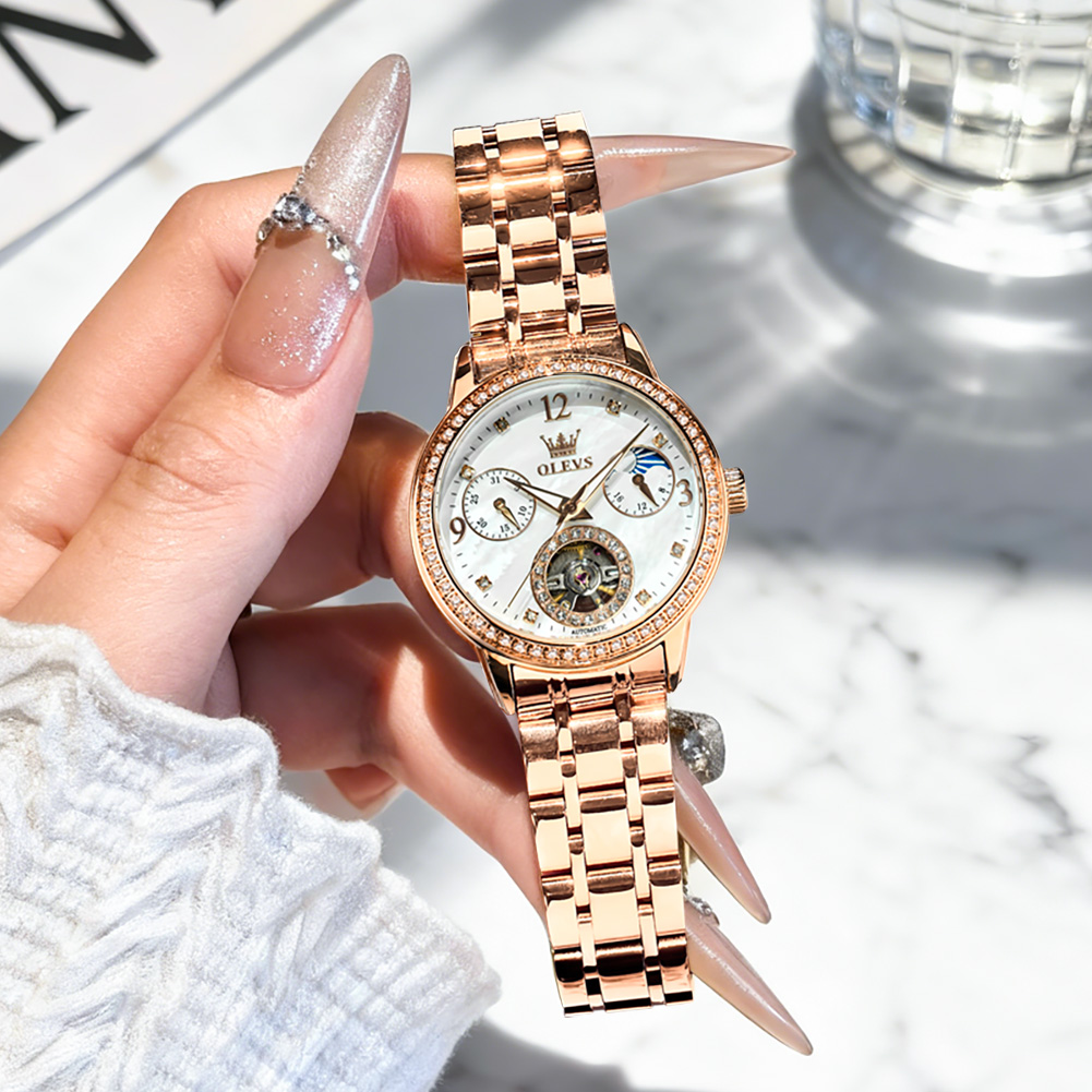 ساعات OLEVS النسائية من أفضل ا - مراجعة Anti-Magnetic Watch وسعره