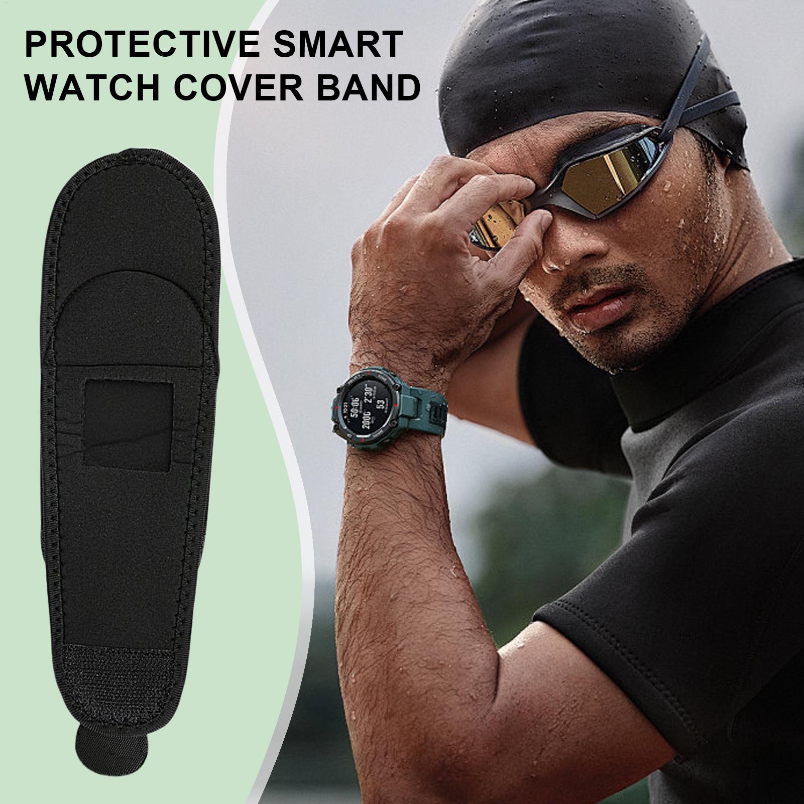 حزام حامي الساعة الذكية حزام ا - مراجعة Smartwatch Running Watches For Men وسعره