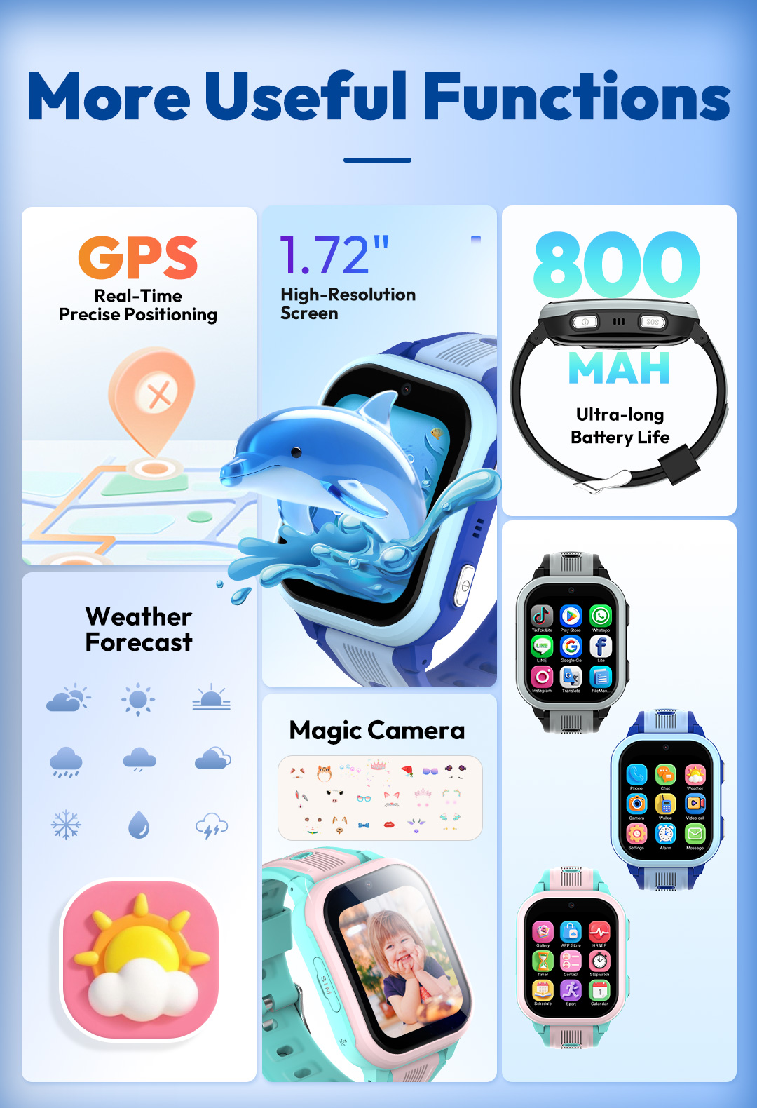 ساعة ذكية KT41 - ساعة أطفال بخ - مراجعة Smartwatch Watches Boys وسعره
