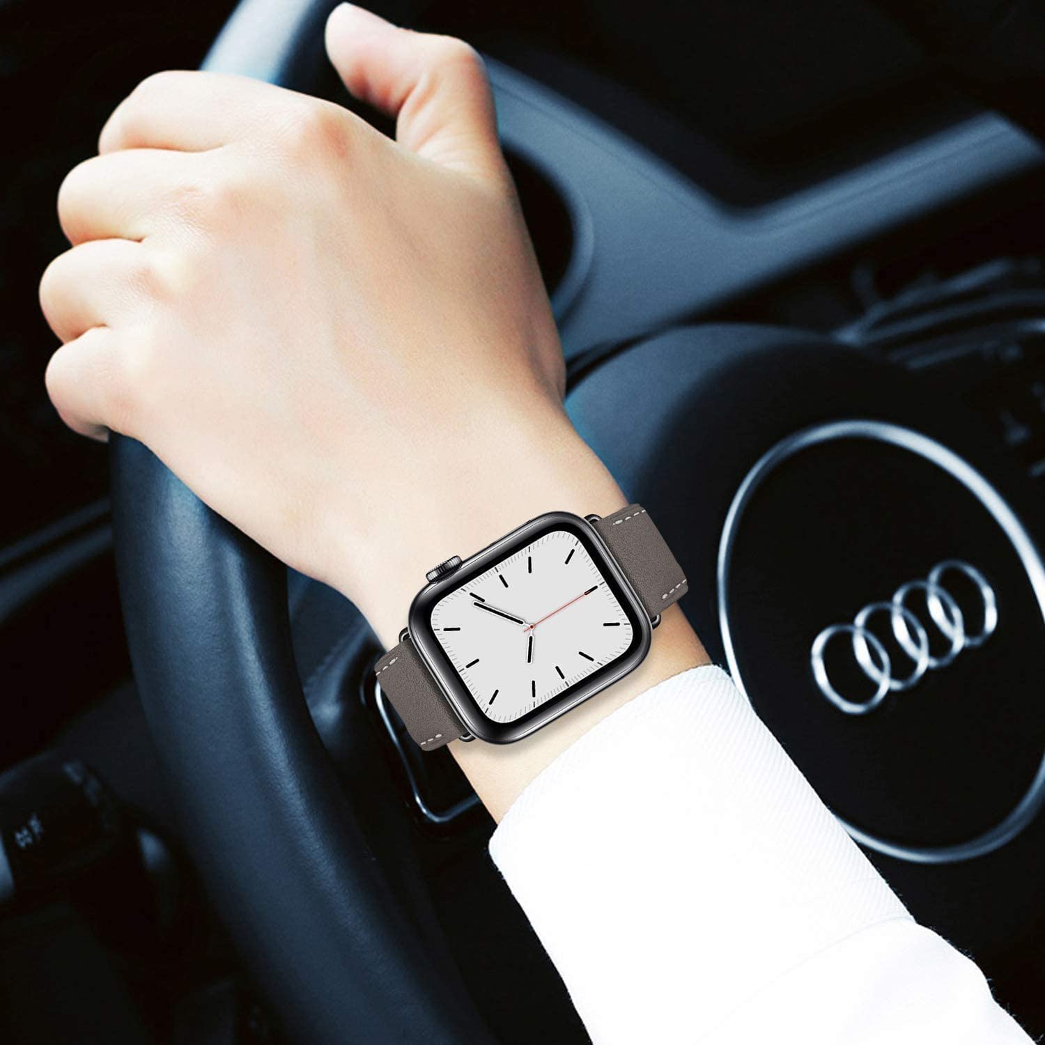 حزام جلد لساعة أبل ، حزام لساع - مراجعة Smartwatch Apple Watches For Men وسعره
