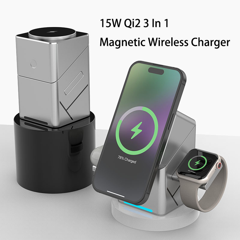 شاحن لاسلكي متعدد الوظائف 3 في - مراجعة Smartwatch Watches Xiaomi وسعره