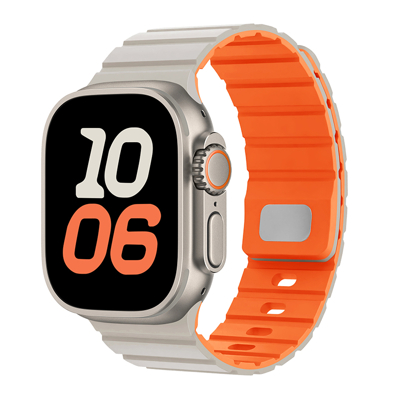 حزام سيليكون مغناطيسي لساعة أب - مراجعة Smartwatch Apple Watches For Men وسعره