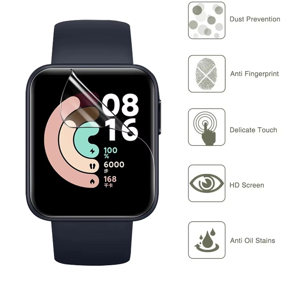 غشاء هيدروجيل لساعة شاومي ريدم - مراجعة Smartwatch Watches Xiaomi وسعره