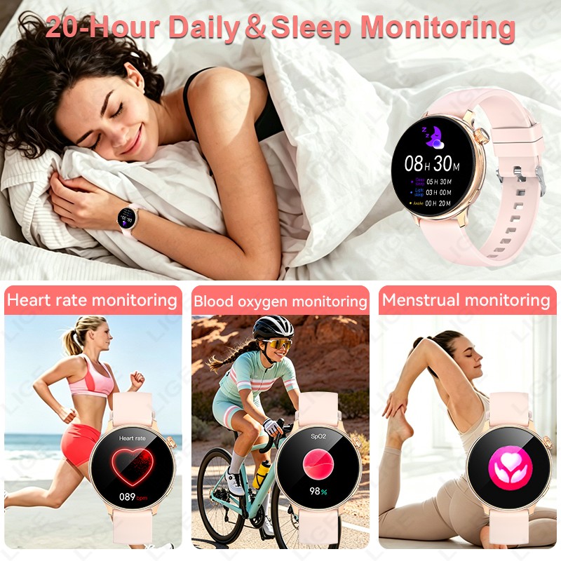 ساعة ذكية نسائية أنيقة من LIGE - مراجعة Smartwatch Stylish Watches For Women وسعره