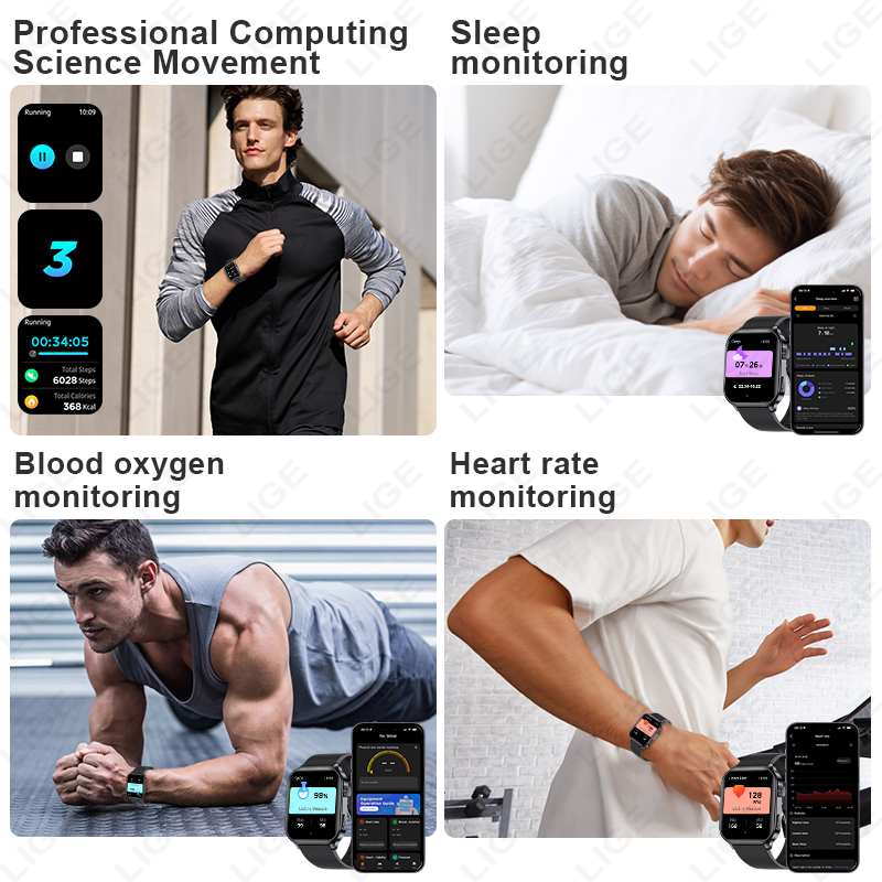 ساعة ذكية أصلية من LIGE مع ميز - مراجعة Smartwatch Watches For Women Branded وسعره