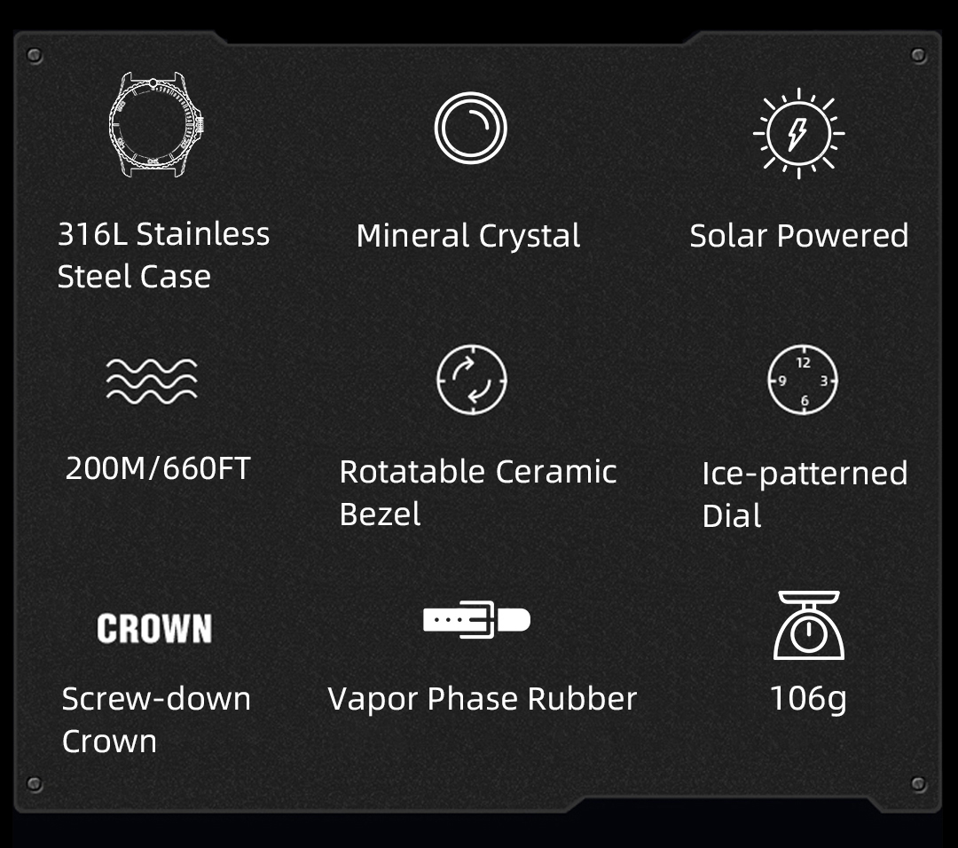 ساعة غوص فاخرة تعمل بالطاقة ال - مراجعة Solar Powered Watch وسعره