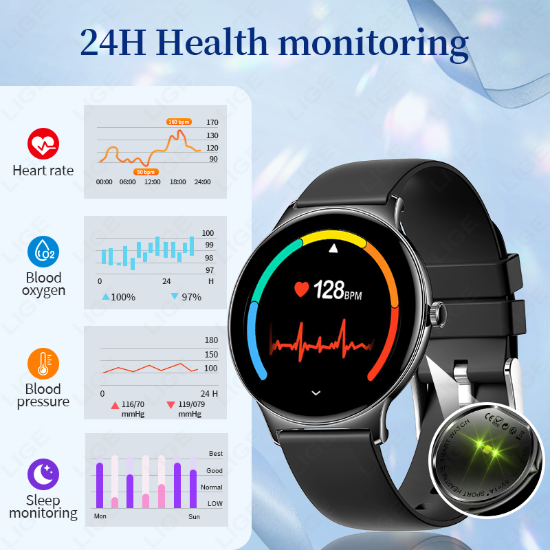 ساعة ذكية نسائية أنيقة فائقة ا - مراجعة Smartwatch Watches Gift For Women وسعره
